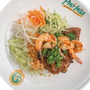 Bún Tôm Nướng & Chả Giò