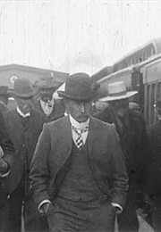 The Departure of the Wellington Train From Palmerston North Station After the Show (1901)