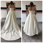 Ballroom Bustle on Back of Dress