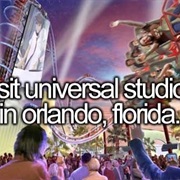 Visit Universal Studio in Orlando, Florida
