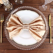 Bowtie Napkins on Tables