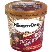 Häagen-Dazs Chocolate Brownie With Walnuts Ice Cream