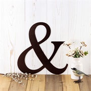 Ampersand Sign at Wedding