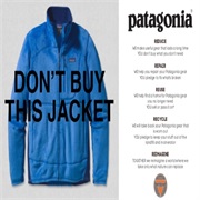 "Don't Buy This Jacket" - Patagonia (2011)
