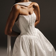 Double-Line Piping on Bodice Boning