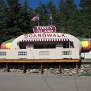 Coney Island Hot Dog Stand, Bailey, Colorado, USA