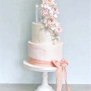 Bow at Bottom of Cake