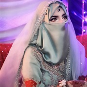 Bride Wearing Niqab