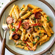 Penne and Sausage