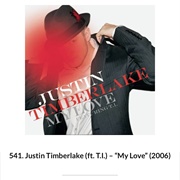 #1123 My Love by Justin Timberlake Featuring T.I.