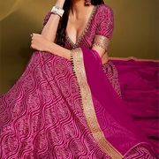 Ogee Pattern on Wedding Dress