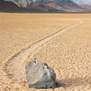 Sailing Stones of Death Valley, CA