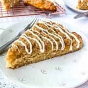 Peach Streusel Scone