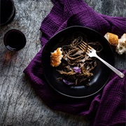 Purple and Black Food