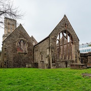 Temple Church and Gardens, Bristol, England