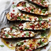 Baked Tahini Eggplant