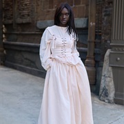 Corset Over Long Sleeve Top