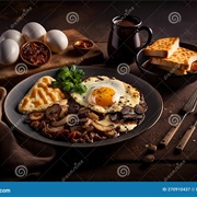 Obsidian Eggs and Toast