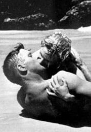 Embrace on the Beach in From Here to Eternity (1953)