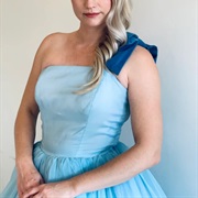 One-Shoulder Velvet Tie