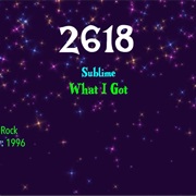 #8020 What I Got by Sublime