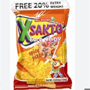 Xsakto Spicy Pizza Corn Chips
