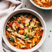 Mexican Chicken Noodle Soup