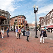 Harvard Square, Cambridge, Massachusetts, USA