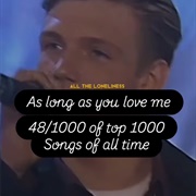 #410 as Long as You Love Me by the Backstreet Boys