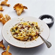 Chanterelle Pasta With Dill
