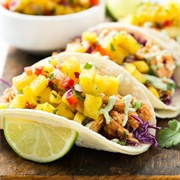 Pineapple Salsa Taco