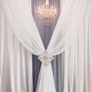 Wall Drapery Using Clips