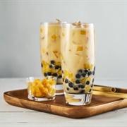 Hakuto Boba Tea With Mango Boba