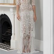 Tassel Skirt on Top of Sheer Layer