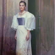 Colored, Wrap-Style Corset Bodice