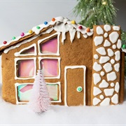 Mid-Century Modern Gingerbread House