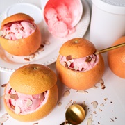 Grapefruit Orange Blossom Ice Cream