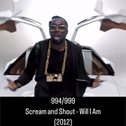 #1188 Scream and Shout by Will.I.Am Featuring Britney Spears