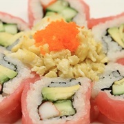 Sushi With Sweet Sakura Sauce