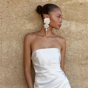 Flower Earrings for Bride