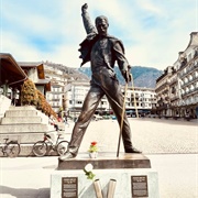 Freddie Mercury Statue, Montreux, Switzerland