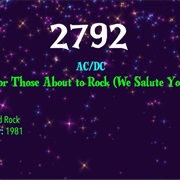 #8081 for Those About to Rock (We Salute You) by AC/DC