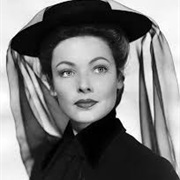Gene Tierney as Lucy Muir (The Ghost and Mrs. Muir)
