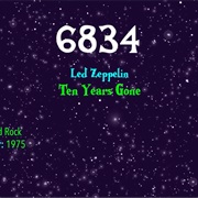 #9105 Ten Years Gone by Led Zeppelin