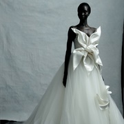 Flower-Shaped Fabric Bodice