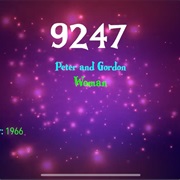 #9784 Woman by Peter & Gordon