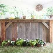 Reclaimed Wood Bar