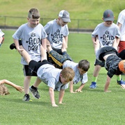 Human Wheelbarrow Race