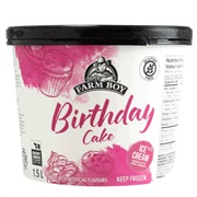 Farm Boy Birthday Cake Ice Cream