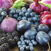Blue and Purple Food